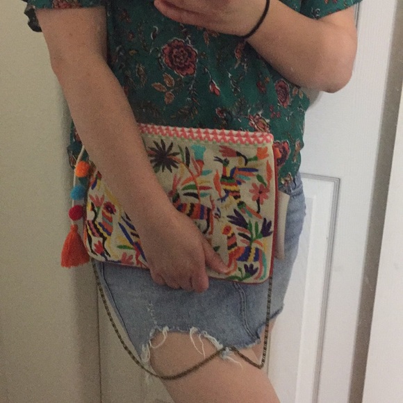 New Steve Madden Bsimba canvas clutch shoulder bag - Picture 5 of 8